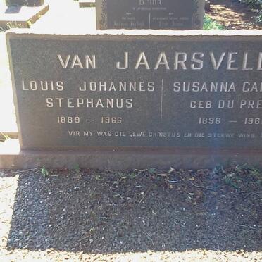 JAARSVELD Louis Johannes Stephanus, van 1889-1966 &amp; Susanna Carolina DU PREEZ 1896-1962