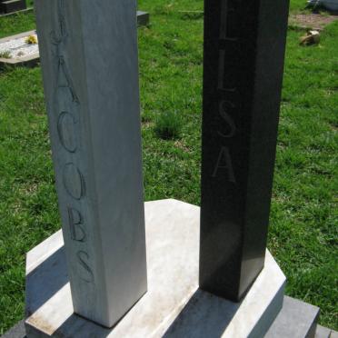 JACOBS Hannes 1946-1990 &amp; Elsa 1951-