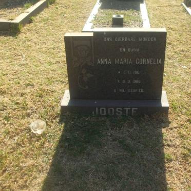 JOOSTE Anna Maria Cornelia 1901-1986