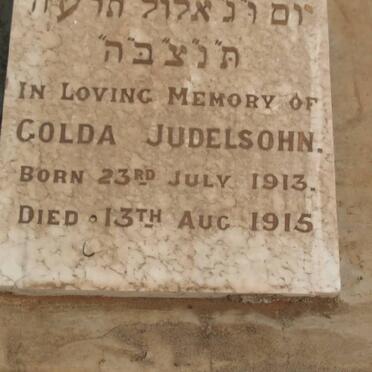 JUDELSOHN Golda 1913-1915