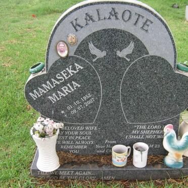 KALAOTE Mamaseka Maria 1952-2007