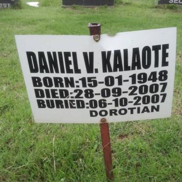 KALAOTE Daniel V. 1948-2007