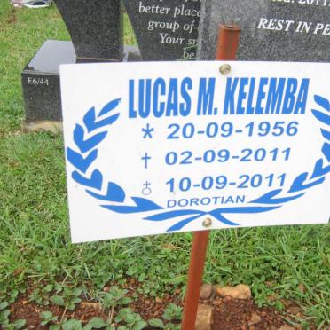 KALEMBA Mkhangeli Lucas 1956-2011
