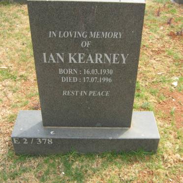 KEARNEY Ian 1930-1996