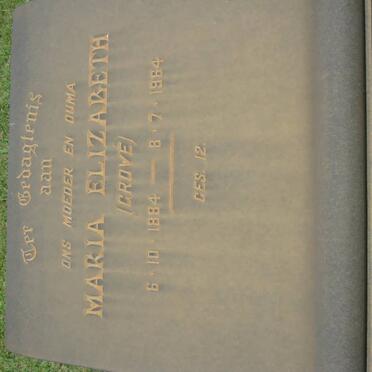 KEET Maria Elizabeth nee GROVÉ 1884-1964