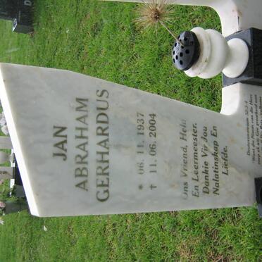 KRUGER Jan Abraham Gerhardus 1937-2004
