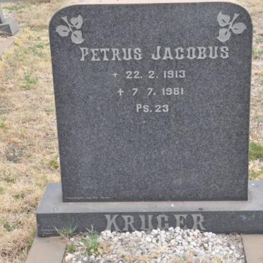 KRUGER Petrus Jacobus 1913-1981