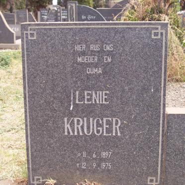 KRUGER Lenie 1897-1975