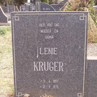 KRUGER Lenie 1897-1975