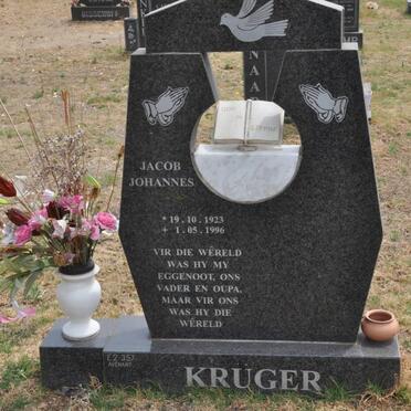 KRUGER Jacob Johannes 1923-1996