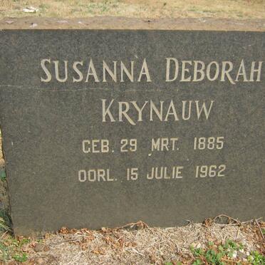 KRYNAUW Susanna Deborah 1885-1962