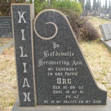 KILIAN Org 1933-1981