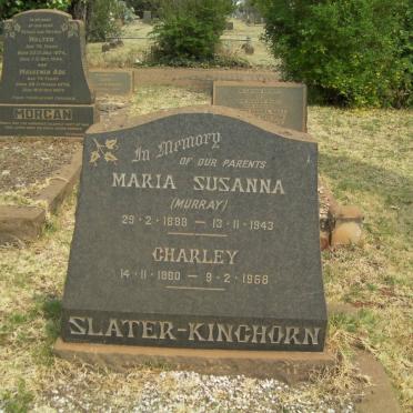 KINGHORN Charley, Slater 1880-1968 &amp; Maria Susanna MURRAY 1888-1943