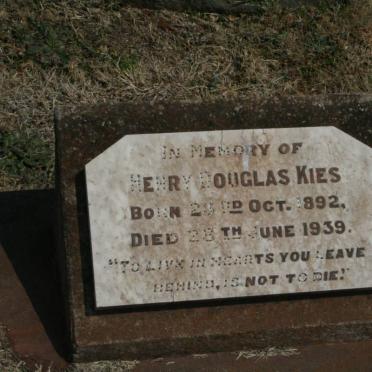 KIES Henry Douglas 1892-1939