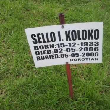 KOLOKO Sello I. 1933-2006