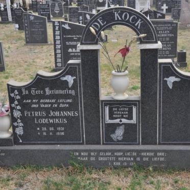 KOCK Petrus Johannes Lodewikus, de 1931-1996