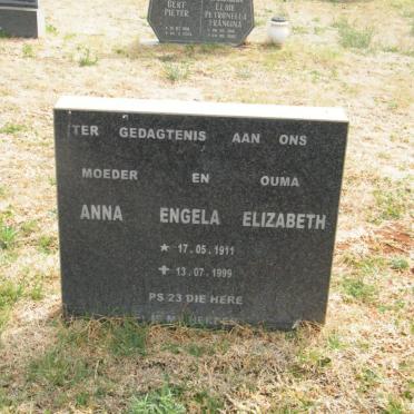 KOCK Anna Engela Elizabeth, de 1911-1999