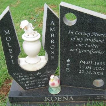 KOENA Molefi Ambrose 1935-2006