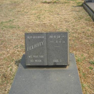KONING Felicity, de 1959-1981