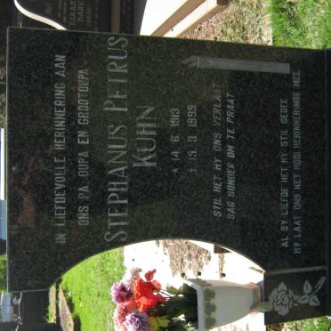 KUHN Stephanus Petrus 1913-1999