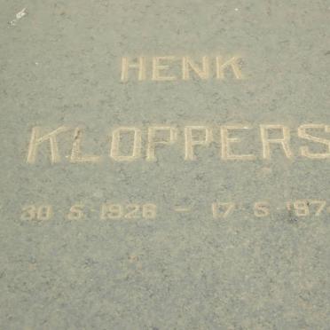KLOPPERS Henk 1926-1974