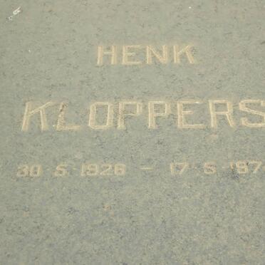 KLOPPERS Henk 1926-1974