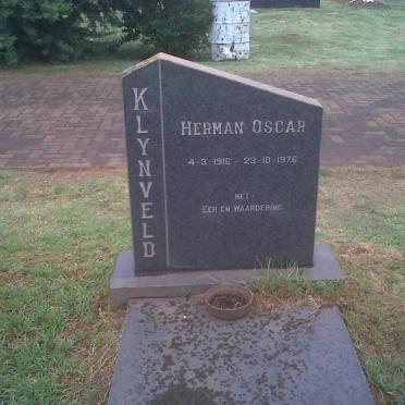 KLYNVELD Herman Oscar 1916-1976