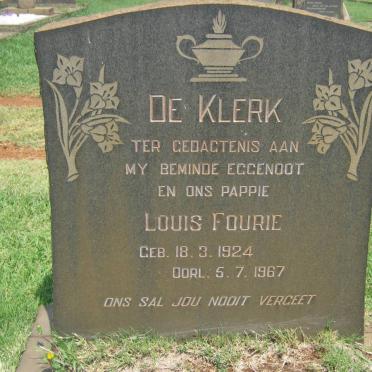 KLERK Louis Fourie, de 1924-1967
