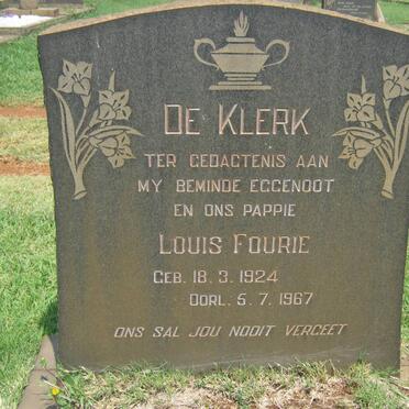 KLERK Louis Fourie, de 1924-1967