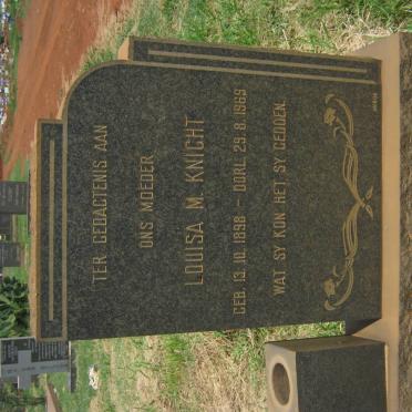 KNIGHT Louisa M. 1898-1969