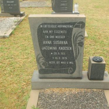 KNOESEN Anna Susanna Jacomina 1931-1979
