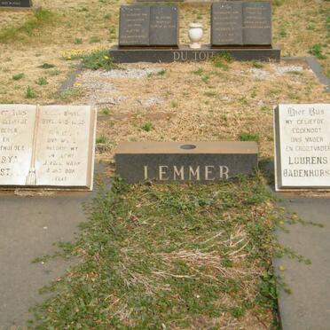 LEMMER Lourens Badenhorst 1906-1975 &amp; Lesya Christina 191?-1985