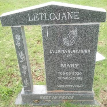 LETLOJANE Mary 1920-2008