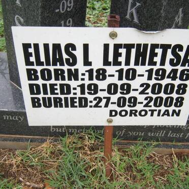 LETHETSA Elias L. 1946-2008