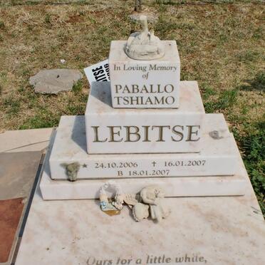 LEBITSE Paballo Tshiamo 2006-2007