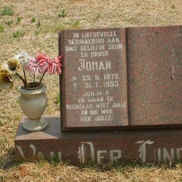 LINDE Johan, van der 1972-1993