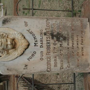 LOUW George Robertson 1908-1909