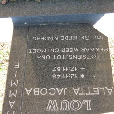 LOUW Aletta Jacoba 1948-1987