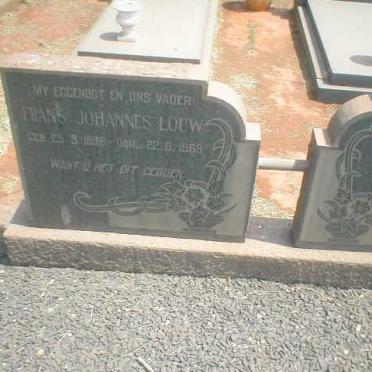 LOUW Frans Johannes 1896-1969 &amp; Anna Francina 1892-1976