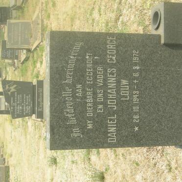 LOUW Daniel Johannes George 1943-1972