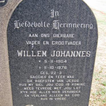 LOURENS Willem Johannes 1904-1976