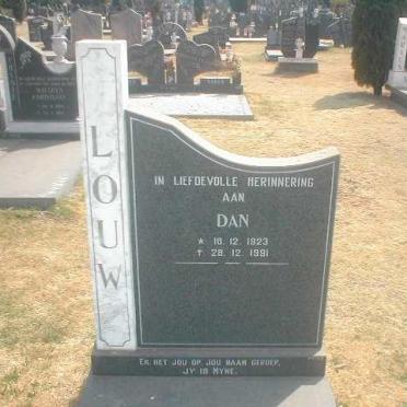 LOUW Dan 1923-1991