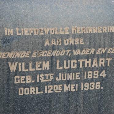 LUGTHART Willem 1894-1936