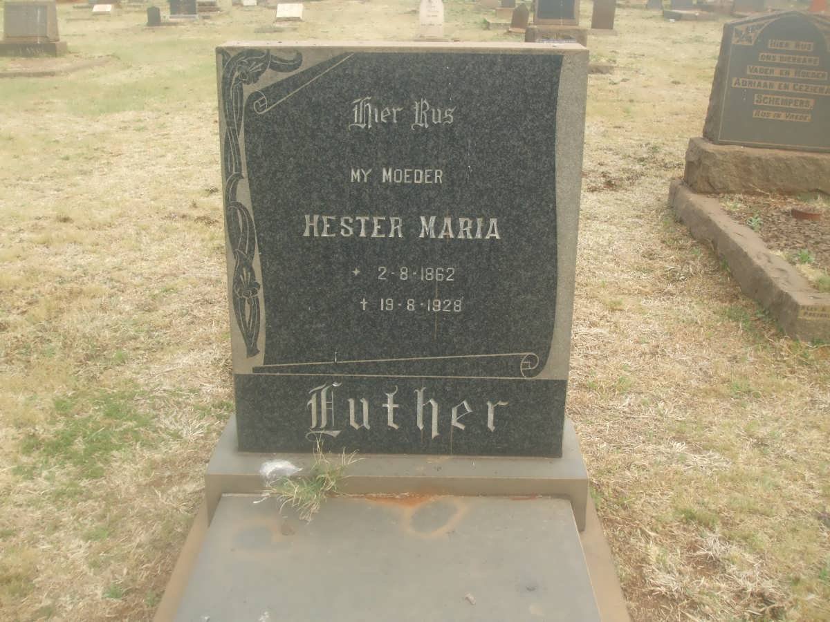 LUTHER Hester Maria 1862-1928