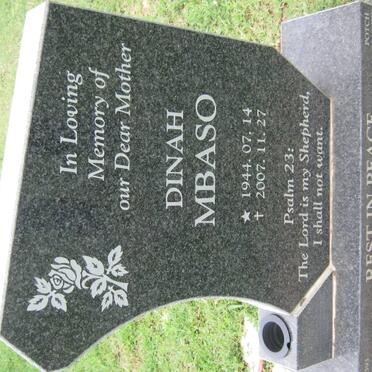MBASO Dinah 1944-2007