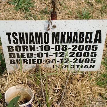 MKHABELA Tshiamo 2005-2005