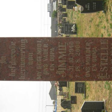 MARAIS Jimmie 1940-2000 &amp; Estelle 1944-