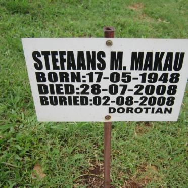 MAKAU Stefaans M. 1948-2008
