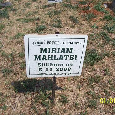 MAHLATSI Miriam 2008-2008