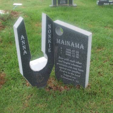 MAINAMA Anna Nonkie 1943-2006